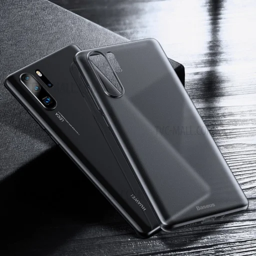 Baseus Wing Ultra Thin PP ultra vékony áttetsző fekete Huawei P30 Pro tok - 1