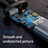 Baseus Enjoyment HUB USB Type-C - Mini DP/PD konverter szürke thumbnail