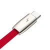 Baseus FuWang Cute USB - micro USB/Lightning/Type-C kábel 3A 1,2m piros thumbnail