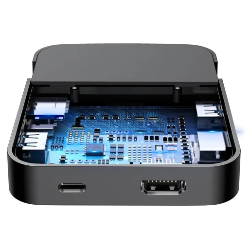 Baseus Mate Type-C dokkoló USB HUB fekete  - 5