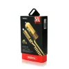 Remax Finchy szivargyújtós autós töltő Lightning/Micro USB kábellel 3.4A fekete - 3