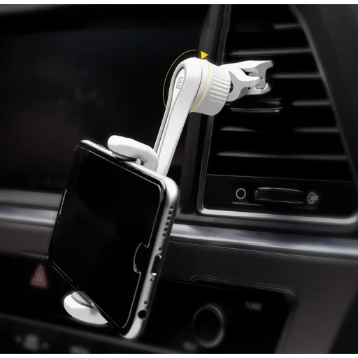 Remax autós szellőzőre erősíthető telefontartó fekete - 9