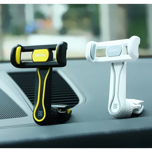 Remax autós szellőzőre erősíthető telefontartó fekete - 11