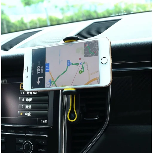 Remax autós szellőzőre erősíthető telefontartó fekete - 4