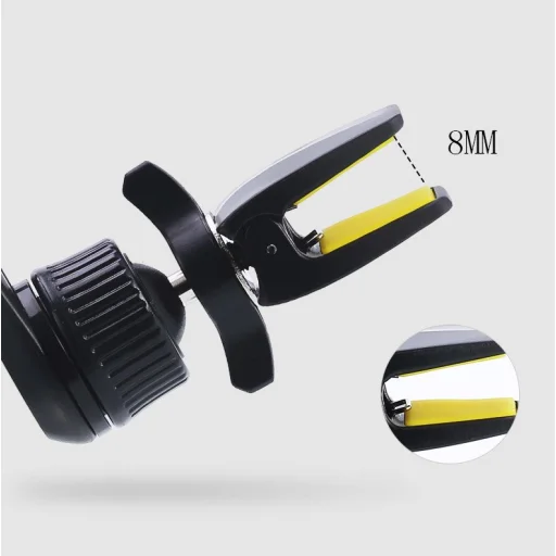 Remax autós szellőzőre erősíthető telefontartó fekete - 5