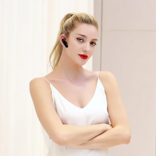 Remax Bluetooth 5.0 fülhallgató headset fekete - 4