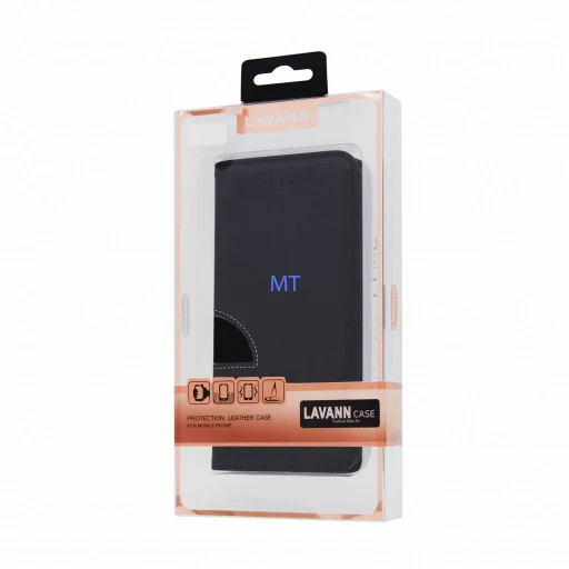 Stílusos fliptok Huawei P30 Pro fekete - 6