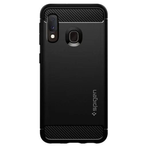 Spigen Rugged Armor tok Samsung A20E matt fekete (622CS26434) - 2