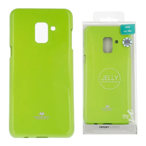 Mercury Jelly szilikon tok Samsung A50 lime - 1