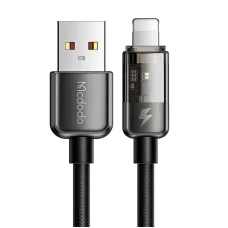 Mcdodo CA-3140 USB-A - Lightning kábel 12W, 1.2m (fekete)