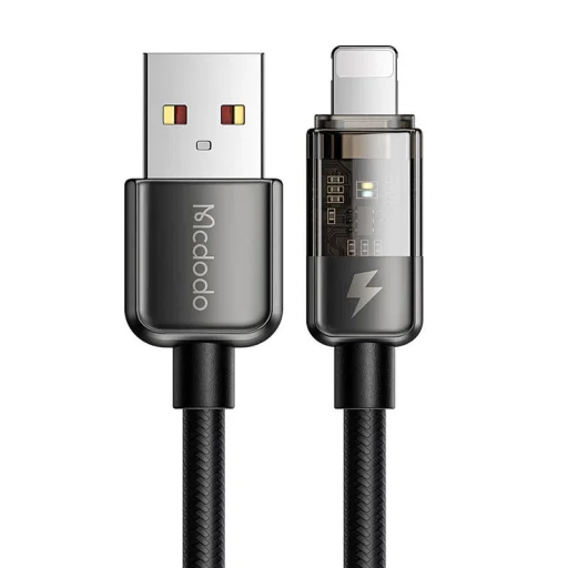 Mcdodo CA-3140 USB-A - Lightning kábel 12W, 1.2m (fekete) - 1