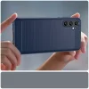 Samsung Galaxy A14 4G/5G Carbon szénszál mintájú TPU tok kék thumbnail