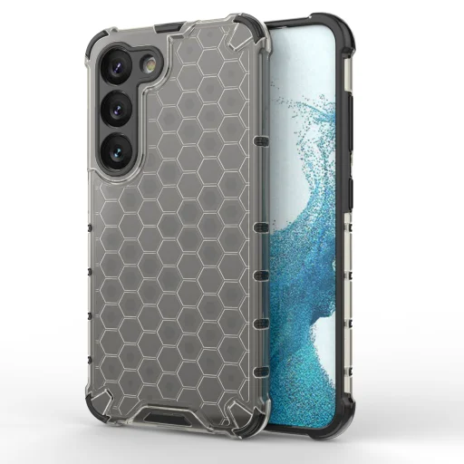 Samsung Galaxy S23 Plus Honeycomb armor TPU tok fekete - 1