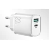 Joyroom gyorstöltő fali adapter USB-A QC 3.0/USB-C PD 20W fehér (L-QP2011) thumbnail