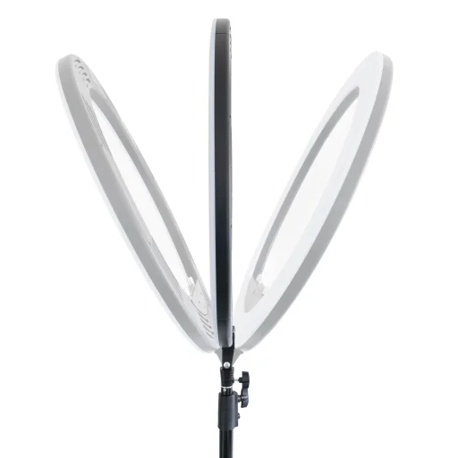 Jackal LR63-120B 63cm LED körfény, körlámpa, ring light távirányítóval, 280cm állvánnyal - 5