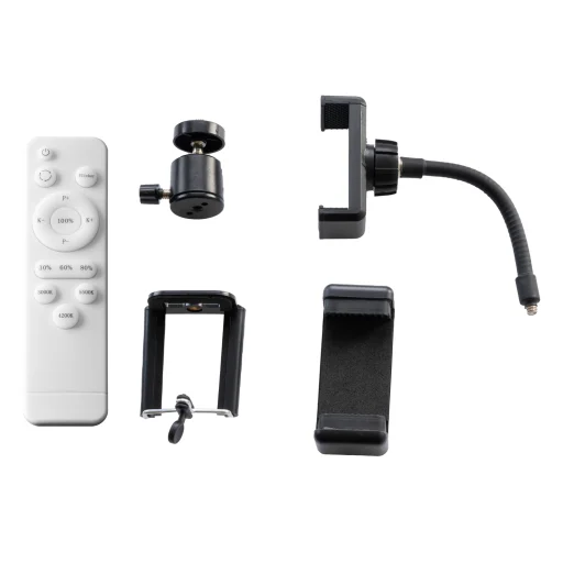 Jackal LR63-120B 63cm LED körfény, körlámpa, ring light távirányítóval, 280cm állvánnyal - 7