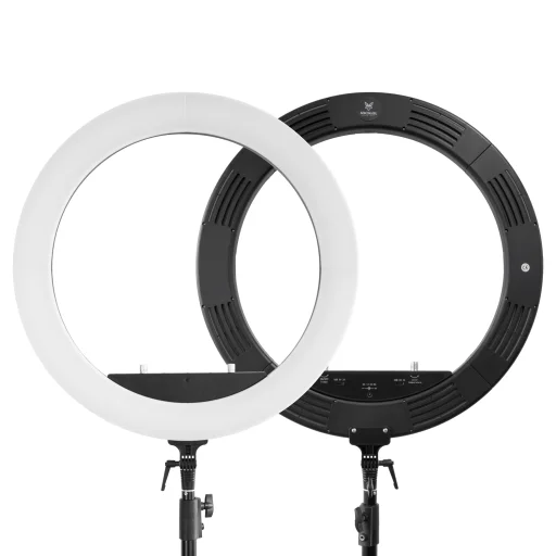 Jackal LR63-120B 63cm LED körfény, körlámpa, ring light távirányítóval, 280cm állvánnyal - 8