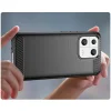 Xiaomi 13 Carbon szénszál mintájú TPU tok fekete thumbnail