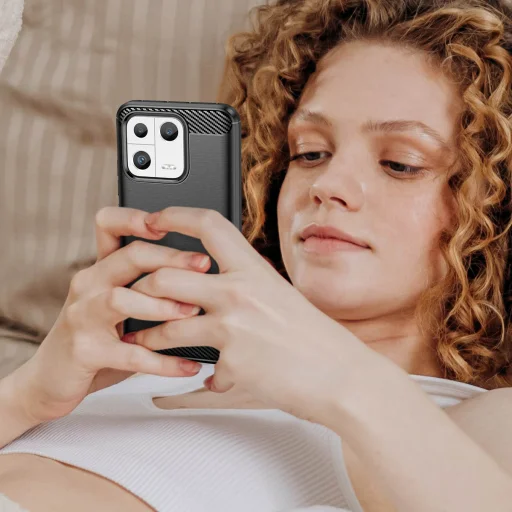 Xiaomi 13 Carbon szénszál mintájú TPU tok fekete - 4
