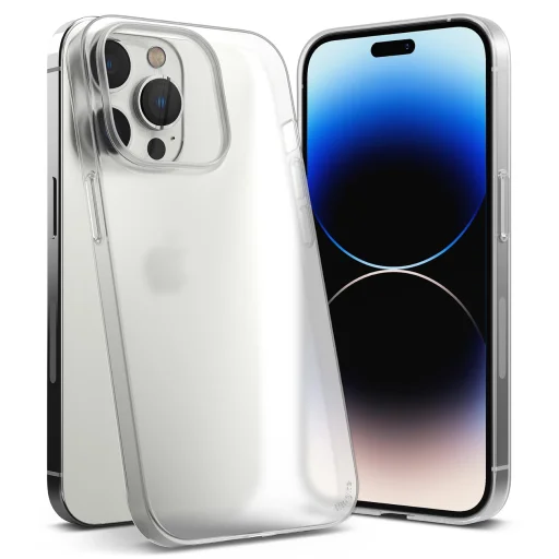 iPhone 14 Pro Max Ringke Slim Ultravékony PC tok matt átlátszó - 9