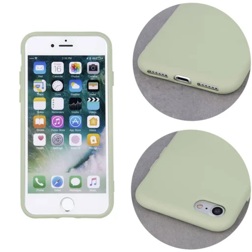 Szilikon tok SAMSUNG GALAXY A12 zöld - 3