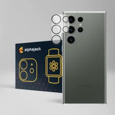 Samsung Galaxy S23 / S23 Plus kamera lencse védő üvegfólia Alphajack 1db