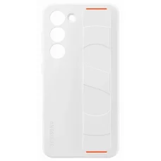 Samsung Galaxy S23 Samsung gyári szilikon tok pánttal fehér (EF-GS911TWEGWW)