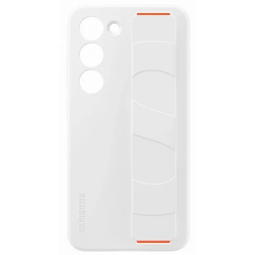 Samsung Galaxy S23 Samsung gyári szilikon tok pánttal fehér (EF-GS911TWEGWW) - 1