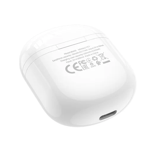 Borofone BW05 Pure Tone TWS Bluetooth fülhallgató fehér - 8