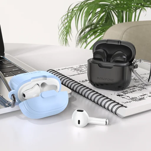 Borofone BW29 Charm TWS Bluetooth fülhallgató fekete - 4