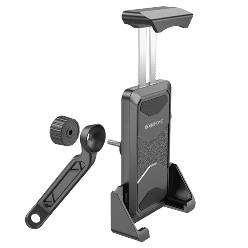 Borofone BH79 kerékpár/motor telefontartó fekete - 6