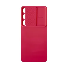 Samsung Galaxy S23 Plus Camshield Soft tok cseresznye színben