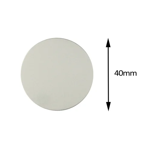 Mágnesezhető fém körlap mágneses telefontartóhoz ezüst - 3