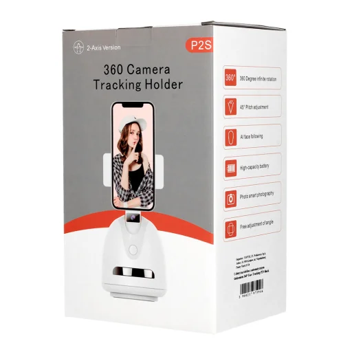 Telefontartó automatikus arckövetéssel 360 fokban P2S fekete - 5