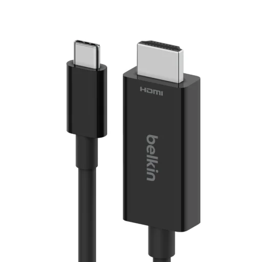 Belkin USB-C - HDMI 2.1 kábel, 8K60Hz HDR10+, 2m fekete (AVC012bt2MBK) - 2
