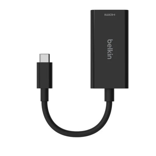 Belkin USB-C - HDMI 2.1 átalakító adapter, 8K60Hz, HDR10+, fekete (AVC013btBK) - 1
