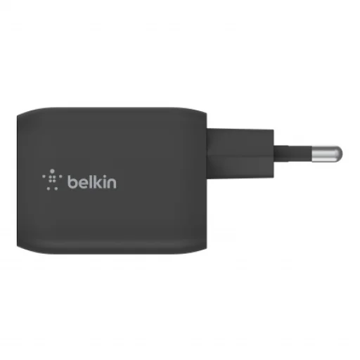 Belkin BoostCharge Pro 65W PD 3.0 PPS Dual USB-C GaN hálózati töltő adapter fekete (WCH013vfBK) - 3