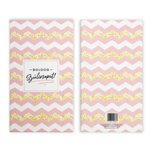 Ajándékdoboz ''Boldog Szülinapot'' felirattal 180x100x30mm - 2