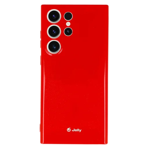 Samsung Galaxy S23 Ultra Jelly szilikon tok piros - 2