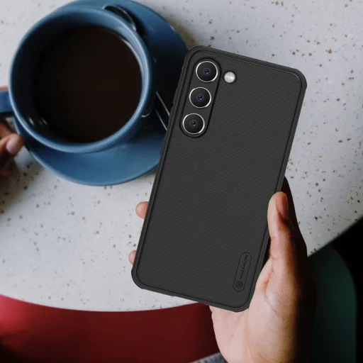 Samsung Galaxy A14 4G/5G Nillkin Frosted Shield tok fekete - 4