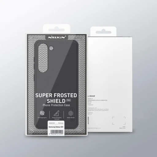 Samsung Galaxy A14 4G/5G Nillkin Frosted Shield tok fekete - 2