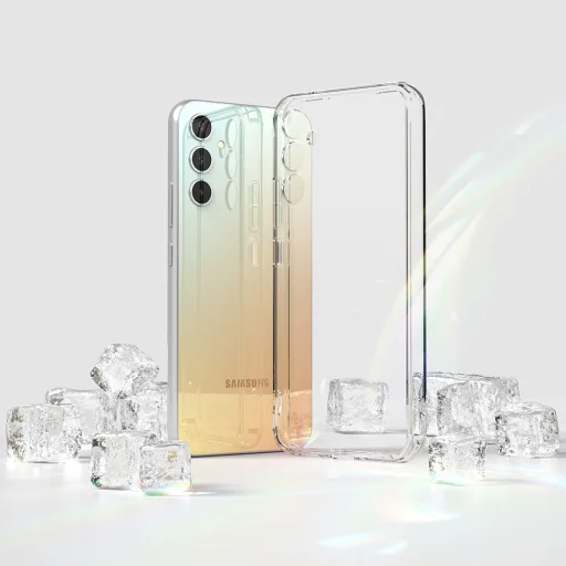 Samsung Galaxy A34 5G Ringke Fusion PC tok TPU kerettel átlátszó - 3