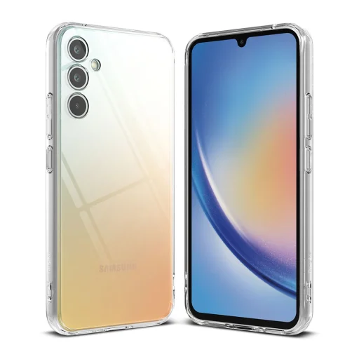 Samsung Galaxy A34 5G Ringke Fusion PC tok TPU kerettel átlátszó - 6