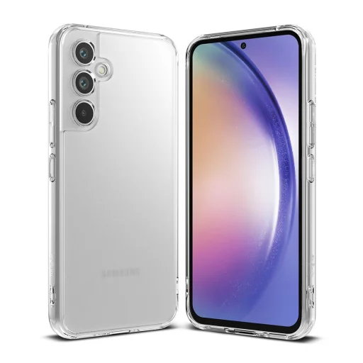 Samsung Galaxy A34 5G Ringke Fusion PC tok TPU kerettel matt átlátszó - 5