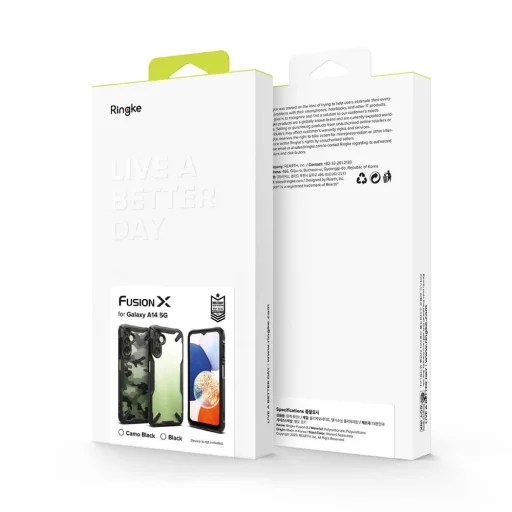 Samsung Galaxy A14 4G/5G Ringke Fusion X tok fekete - 2
