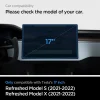 Tesla Model X 2022/ Model S 2021 Spigen Glas.TR EZ Fit kijelzővédő üvegfólia + felhelyezőkeret - 7