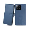 Xiaomi 13 mágneses PU bőr fliptok kártyatartóval kék Alphajack thumbnail
