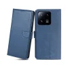 Xiaomi 13 Pro mágneses PU bőr fliptok kártyatartóval kék Alphajack thumbnail