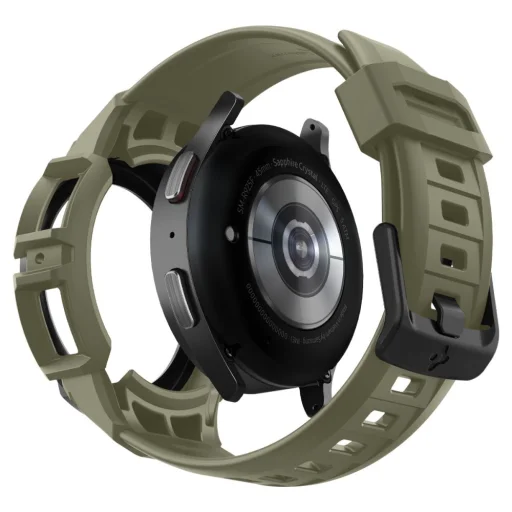 Samsung Galaxy Watch 5 Pro (45mm) Spigen Rugged Armor Pro szíj és tok Vintage Khaki - 9