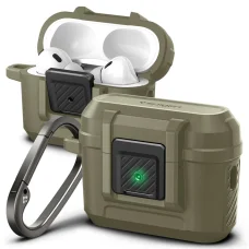 Spigen Lock Fit puzdro pre Airpods Pro 1/2 Vintage Khaki (ACS05911)